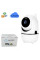 Камера відеоспостереження CAMERA Wifi QC011 Бездротова поворотна з інфрачервоною підсвіткою Біла