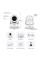 Камера відеоспостереження CAMERA Wifi QC011 Бездротова поворотна з інфрачервоною підсвіткою Біла