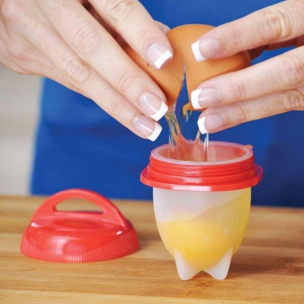 Формочки для варки яиц без скорлупы силиконовые Silicone Egg Boil