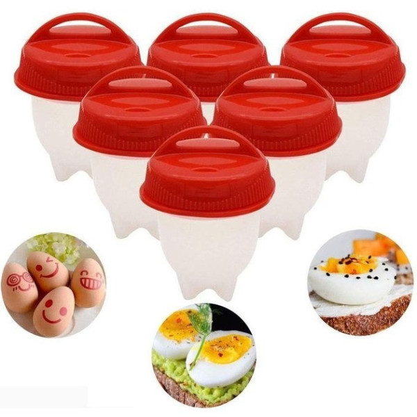 Формочки для варки яиц без скорлупы силиконовые Silicone Egg Boil