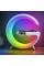 Ночник Light Sound Machine 5 в 1 с LED RGB подсветкой, беспроводной зарядкой 15W, будильником и Bluetooth коло