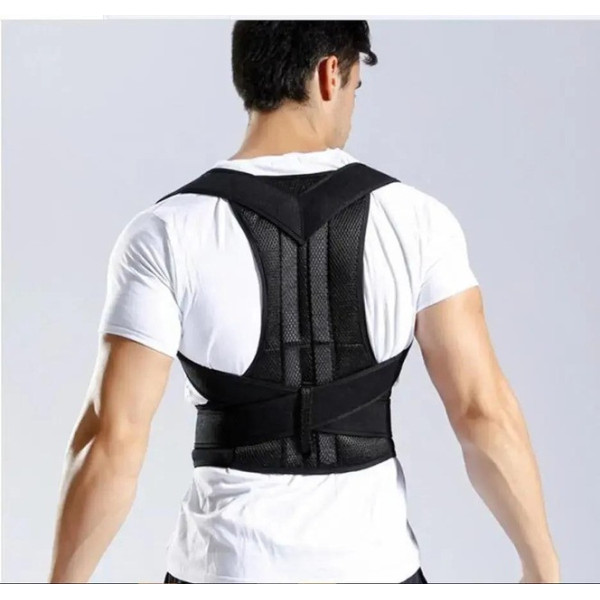 Грудопоясничный корректор осанки Back Pain Need Help для детей и взрослых с полужесткой фиксацией