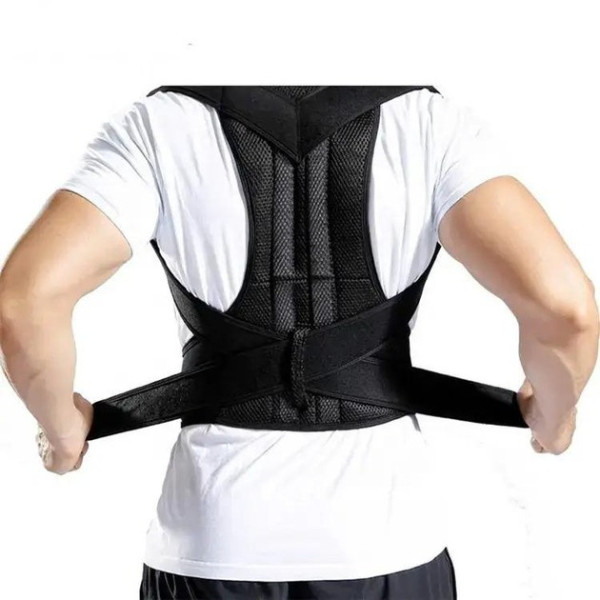 Грудопоясничный корректор осанки Back Pain Need Help для детей и взрослых с полужесткой фиксацией