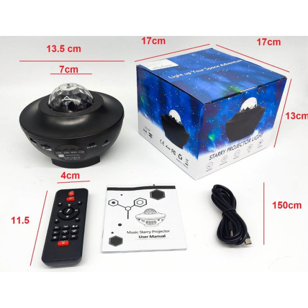 Ночник-проектор звездного неба Astronaut 2 Projector Lamp с LED подсветкой