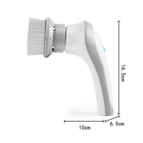 Многофункциональная электрическая щетка для уборки Electric Cleaning Brush 3в1 с цельной ручкой