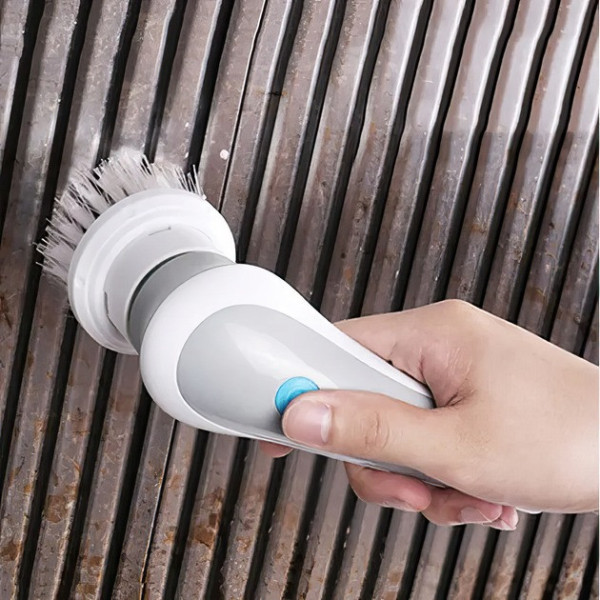 Многофункциональная электрическая щетка для уборки Electric Cleaning Brush 3в1 с цельной ручкой
