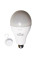 Светодиодная лампа с аккумулятором E27 2 x18650 20W энергосберегающая LED лампочка форма груша белый свет