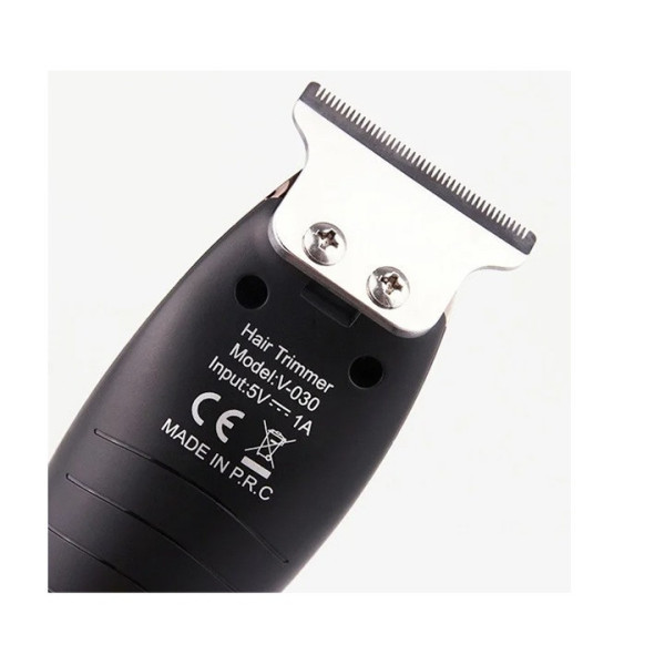 Аккумуляторная машинка для стрижки 5 в 1 VGR V 030 с USB зарядкой черная