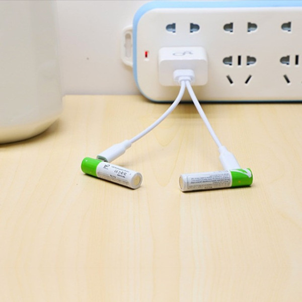Батарейки аккумуляторные Smartools AAA USB Type-C 1.5V 750mWh комплект из 2 штук