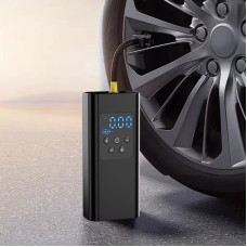 Автокомпресор портативний від USB з LED-дисплеєм акумуляторний 6000mAh