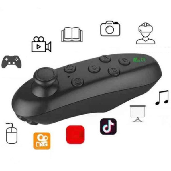 Беспроводной Bluetooth геймпад джойстик для Android и iOS с поддержкой VR и 3D, черный