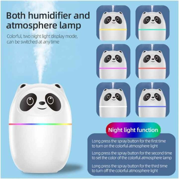 Ультразвуковой детский увлажнитель воздуха Panda Mist XS-168 с LED подсветкой