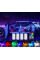 LED подсветка ног в салон автомобиля с RGB подсветкой, 4 шт., USB, управление через Bluetooth и приложение