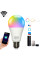 Розумна LED-лампа Tuya з WiFi та Bluetooth 9W, 16 млн кольорів, керування через застосунок і голосові асистенти