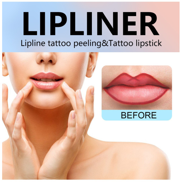 Матовая жидкая помада-подводка для губ с эффектом пилинга Peel-Off Lip Liner оттенки 00 Red и 02 Brown