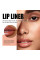 Матовая жидкая помада-подводка для губ с эффектом пилинга Peel-Off Lip Liner оттенки 00 Red и 02 Brown