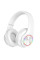 Накладные беспроводные наушники B39 с RGB подсветкой и микрофоном Bluetooth гарнитура Black / White