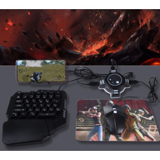 Набор игровой клавиатура, мышь и хаб MOBILE GAME Bluetooth для Android IOS 5в1 для телефона