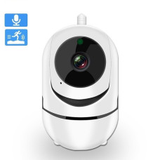 Беспроводная поворотная IP камера видеонаблюдения QC011 WiFi для дома со звуком и ночным видением