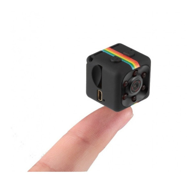 HD-камера Full HD 1920*1080P з датчиком руху, нічним баченням і циклічним записом, чорна