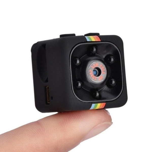 HD-камера Full HD 1920*1080P з датчиком руху, нічним баченням і циклічним записом, чорна