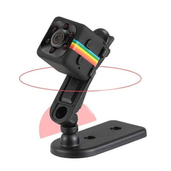 HD-камера Full HD 1920*1080P з датчиком руху, нічним баченням і циклічним записом, чорна