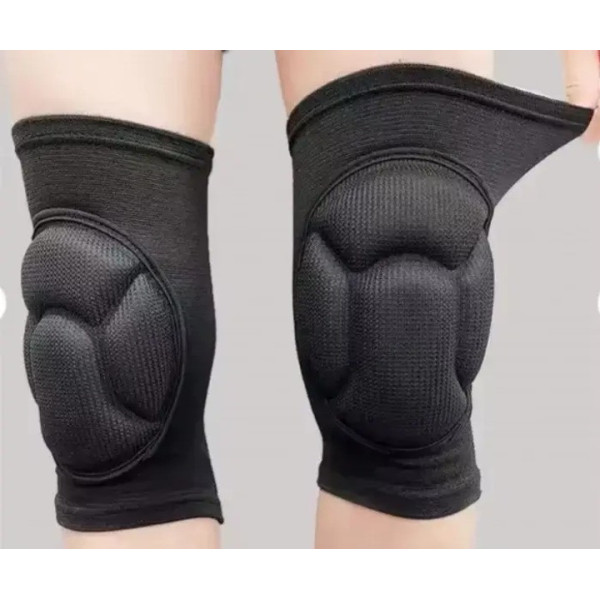 Універсальні спортивні наколінники для фітнесу, танців і активного відпочинку, пари, чорні