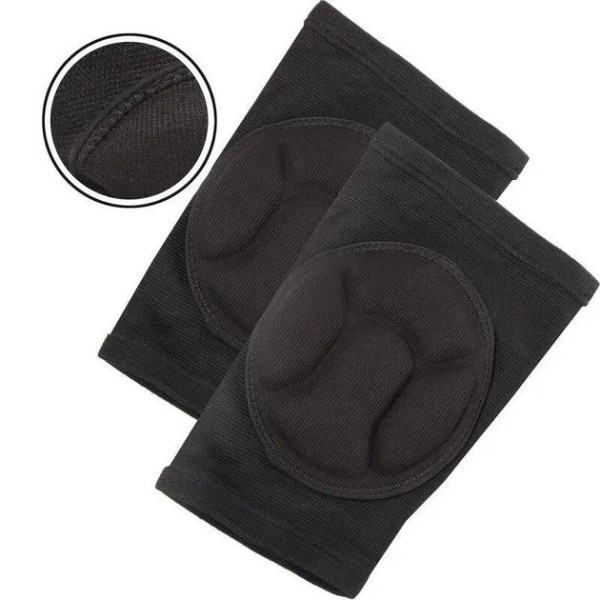 Універсальні спортивні наколінники для фітнесу, танців і активного відпочинку, пари, чорні