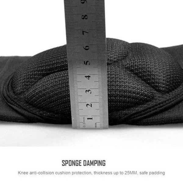 Універсальні спортивні наколінники для фітнесу, танців і активного відпочинку, пари, чорні