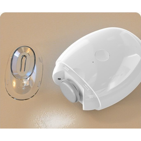 Дитяча портативна електрична пилка для нігтів з LED-підсвіткою, USB заряджання, 3 швидкості, безпечна й без