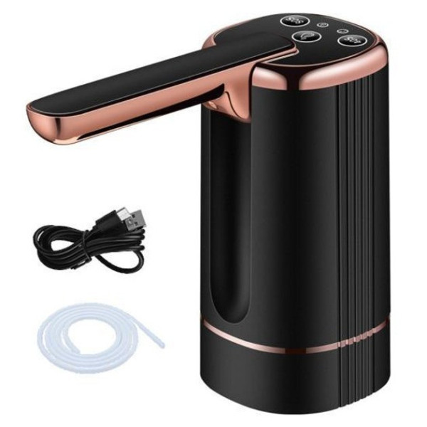 Аккумуляторный электрический насос-диспенсер для воды BRS 1200 мАч с USB Type-C для бутылей 5/10/19 л