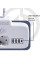Мережевой фильтр-удлинитель LDNIO SE2435 с 2 розетками, 3 USB и 1 Type-C QC/PD, 2500 Вт, с защитой и выключате