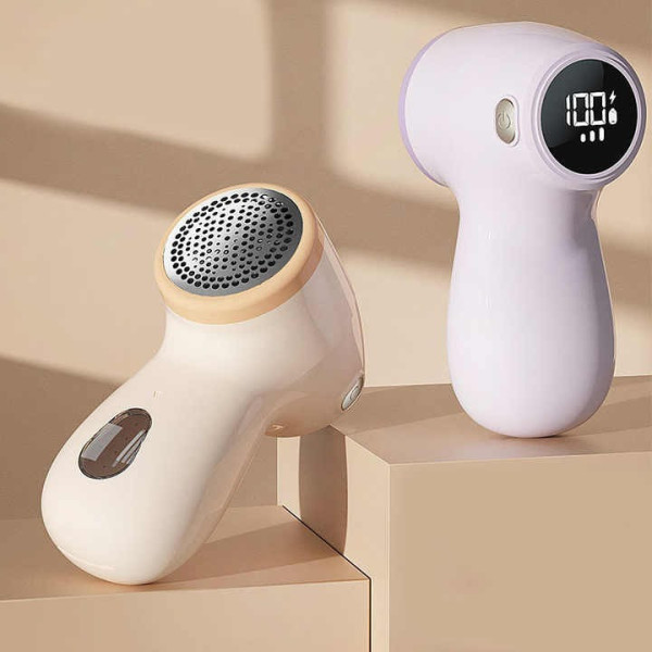 Машинка для удаления катышков JOYROOM JR-CY517 аккумуляторная беспроводная с LED-дисплеем и шестью лезвиями