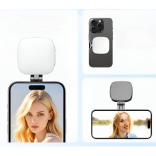 Селфі-лампа F622 LED з магнітним тримачем MagSafe, 3 режими світла, акумулятор 1000 мА·год, USB Type-C
