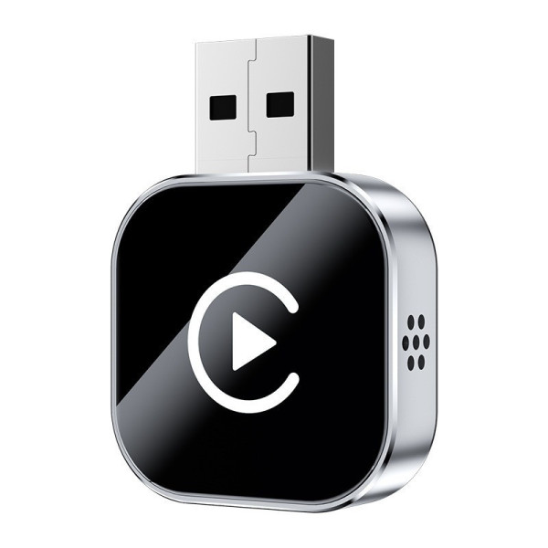 Бездротовий автоадаптер CarPlay/Android Auto з USB Type-C, plug&play, для iOS і Android