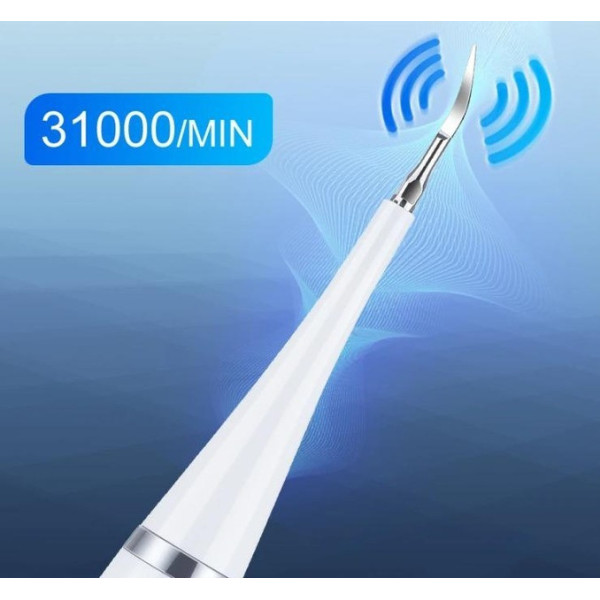 Ультразвуковая зубная щётка-скалер 2в1 Electric Sonic Dental Scaler с зеркалом и 4 сменными насадками