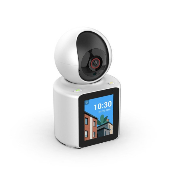 Настольная видеоняня ICSEE V1-20C с Wi-Fi, 3 МП, поворотной IP-камерой и двухсторонней связью