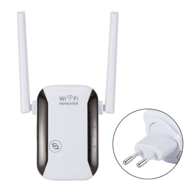 Репитер Wi-Fi LV-WR29 с двумя антеннами, усилитель сигнала до 300 Мбит/с, универсальный