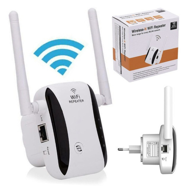 Репитер Wi-Fi LV-WR29 с двумя антеннами, усилитель сигнала до 300 Мбит/с, универсальный