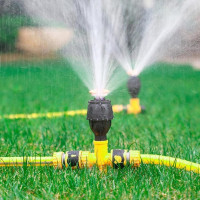 Спринклерний розпилювач Lawn Sprinkler 360° для газону та городу, дощівник і система поливання