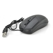 Дротова комп'ютерна миша Jedel CP72 USB, 1000 DPI, чорна, кабель 1.35 м для ноутбука та ПК