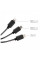 FM-модулятор автомобільний Q15-BT Bluetooth з кабелями Type-C, Micro USB, Lightning і швидким заряджанням