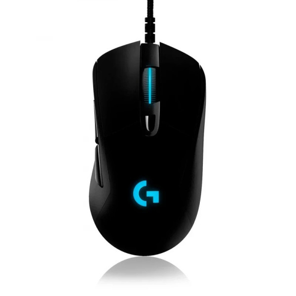 Проводная игровая мышь G407 Silent Plus с LED подсветкой и разрешением 12000 DPI для ПК и ноутбука