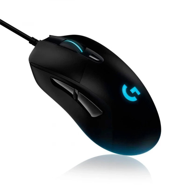 Проводная игровая мышь G407 Silent Plus с LED подсветкой и разрешением 12000 DPI для ПК и ноутбука