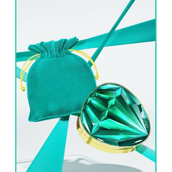 Увлажняющий тональный кушон Drawshe Emerald Crystal Glow с трехцветным эффектом и заменяемым блоком, 24 г для