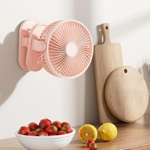 Вентилятор настільний USB із 3 турбінами, поворот 360° охолоджувальний для дому та офісу