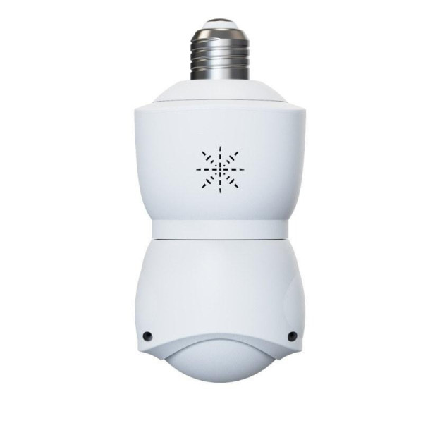 IP-камера видеонаблюдения PTZ-Lamp 2MP 1080P Wi-Fi с ночным видением, установка в патрон E27 V09 для улицы и п