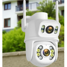 Вулична Wi-Fi IP камера відеоспостереження PTZ 12MP SD39 4G з поворотом, датчиком руху та нічним баченням