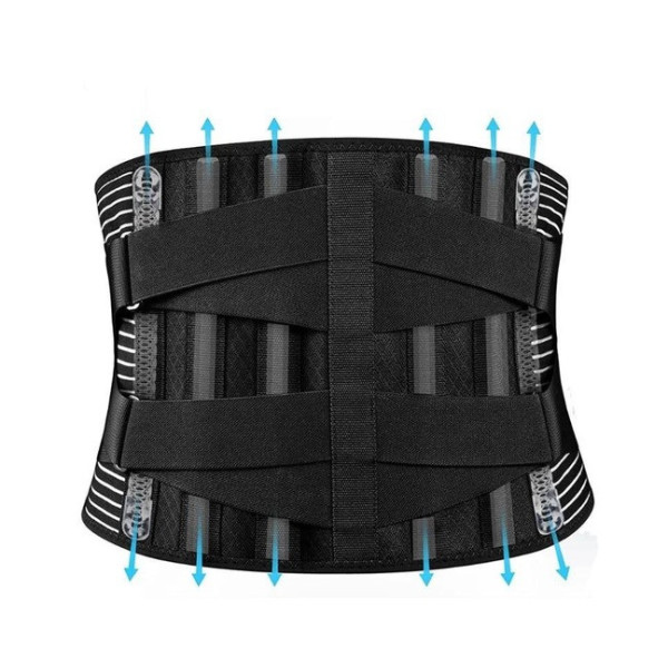 Корректор осанки поясничный с эластичными пластинами для разгрузки позвоночника