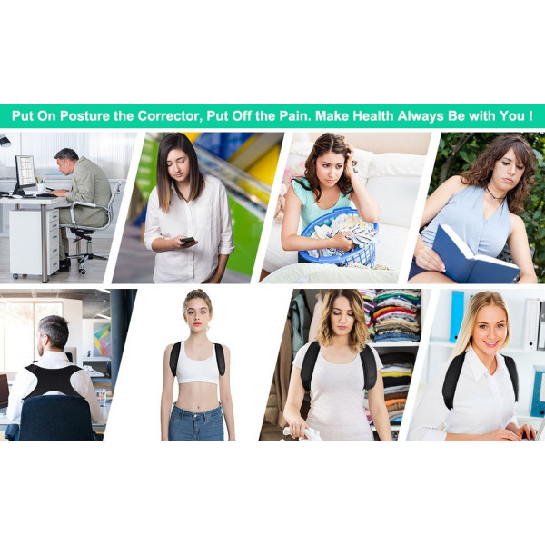 Ортопедичний коректор постави для спини регульований універсальний